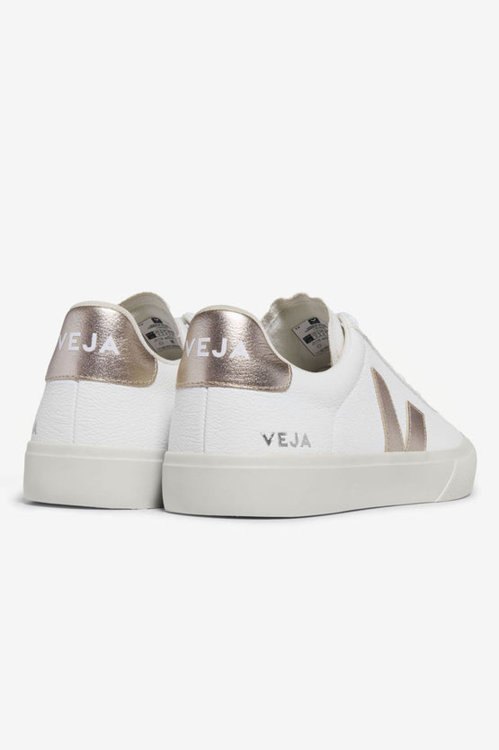 Veja Campo Chromefree Leather - White Platine