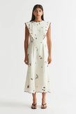 Antipodean Queen Of Hearts Midi - White