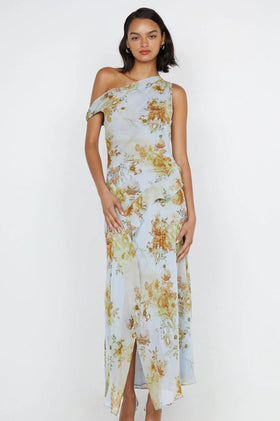 Bec & Bridge Rahni Asym Dress - Antique Floral