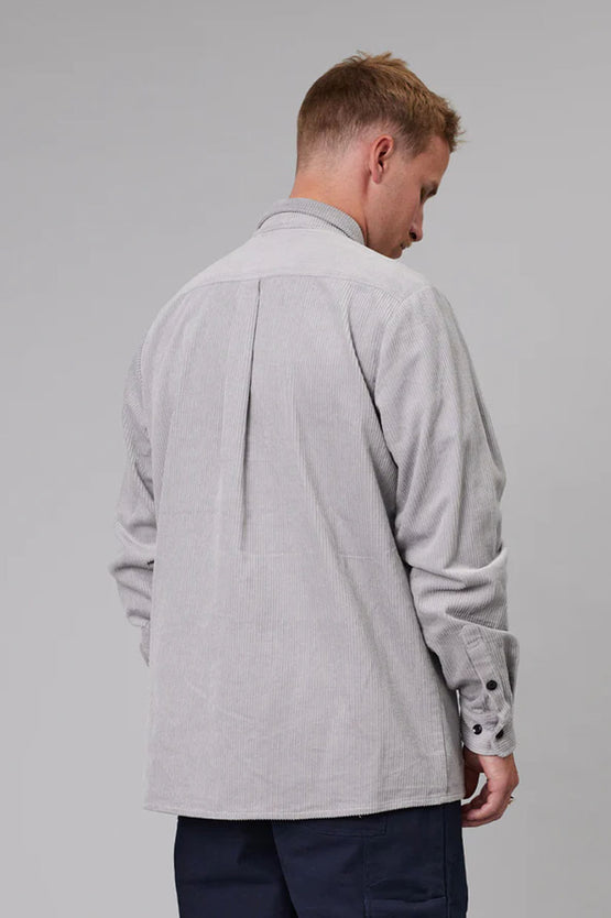 Just Another Fisherman Boxy Ripple Shirt - Grey