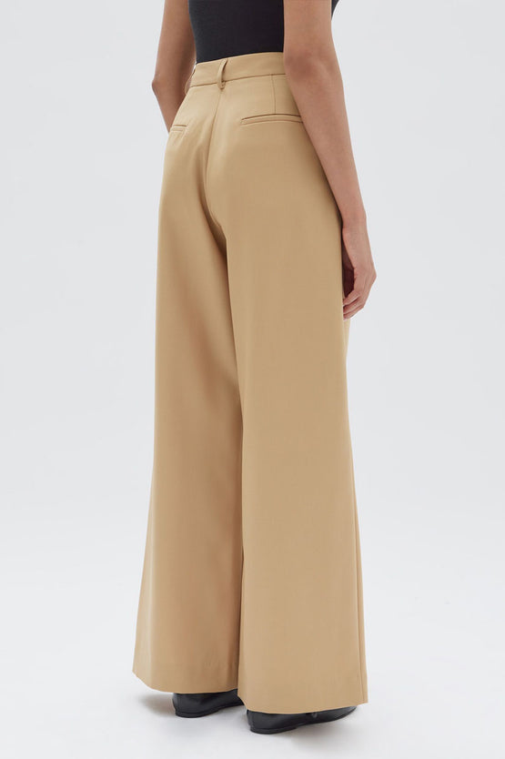 Assembly Roberta Wool Pant - Tan