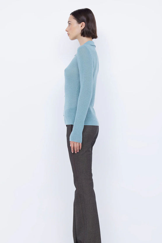 Bec & Bridge Rodeo Keyhole Cardigan - Aqua