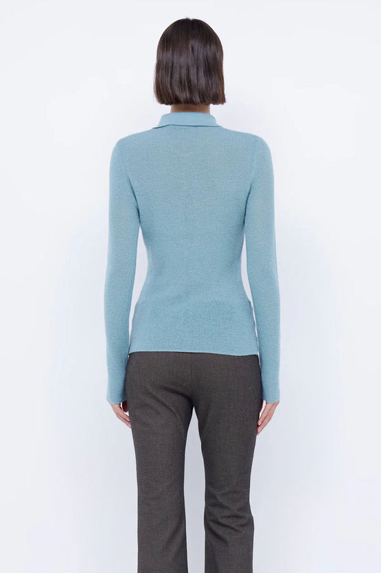 Bec & Bridge Rodeo Keyhole Cardigan - Aqua