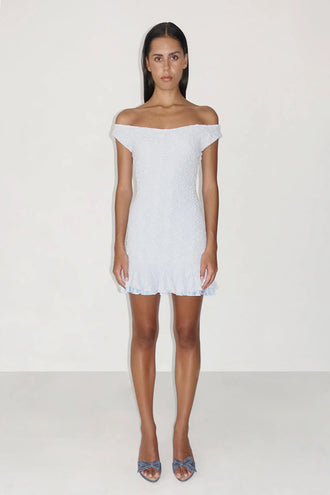 Ownley Samara Mini Dress - Baby Blue