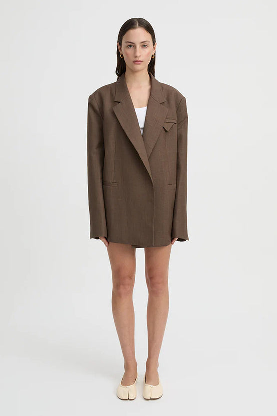 Blanca Samantha Blazer - Coffee