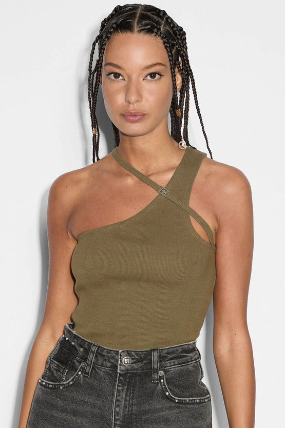 Ksubi Score Tank - Khaki