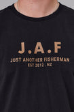 Just Another Fisherman Logo Sea Tee - Black