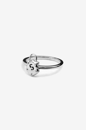 Stolen Girlfriends Club Shield Ring - Silver