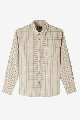 A.P.C M Surchemise Trek Shirt - Ecru