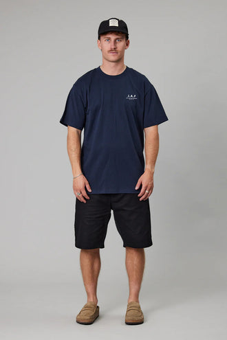 Just Another Fisherman J.A.F Shore Tee - Navy