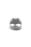 Stolen Girlfriends Club Full Heart Signet Ring - Silver