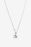 Stolen Girlfriends Club S-Logo Tag Necklace - Silver