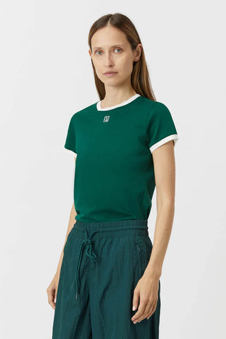 Camilla and Marc Sofia Tee - Varsity Green