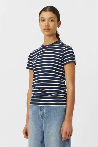 Camilla and Marc Sora Tee - Navy/White