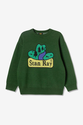 Stan Ray Knitted Sweater Tejas Stack - Green