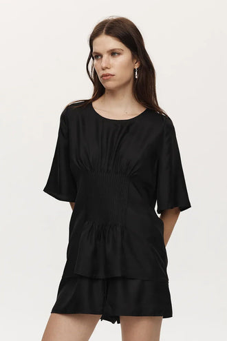 Marle Tabitha Top - Black