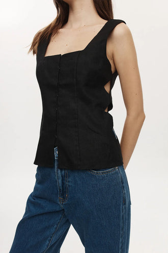 Marle Tahila Top - Black