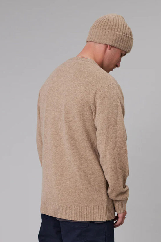 Just Another Fisherman Merino Sea Crew - Tan