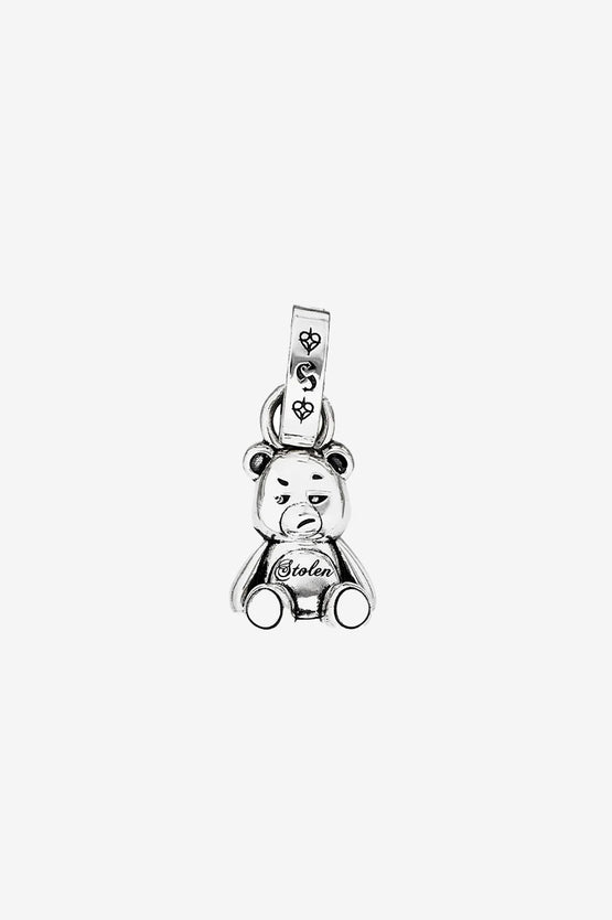 Stolen Girlfriends Club Stolen Teddy Charm - Silver