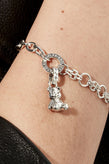 Stolen Girlfriends Club Stolen Teddy Charm - Silver