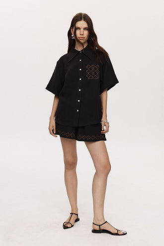 Marle Tegan Shirt - Black