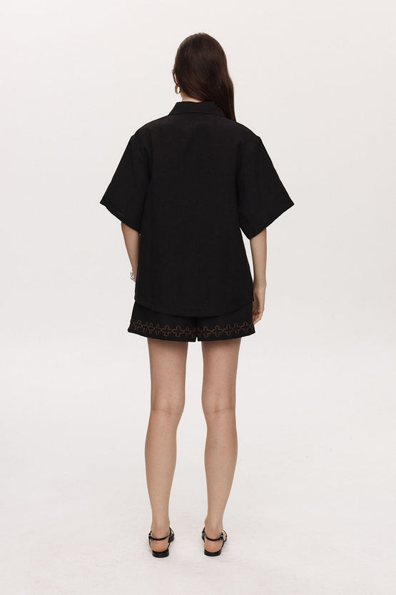 Marle Tegan Shirt - Black