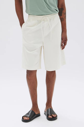 Assembly Tim Wide Cotton Short - Cream