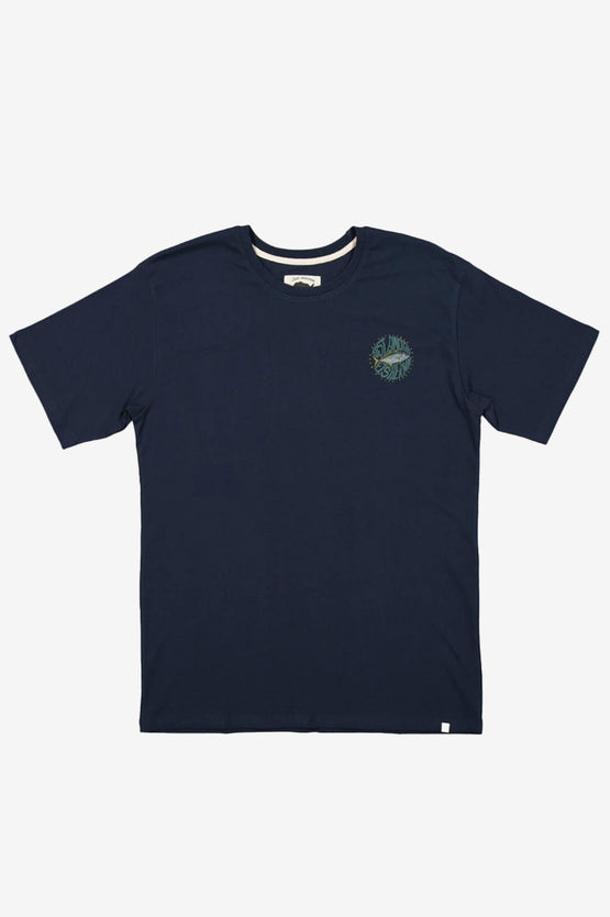 Just Another Fisherman Trev Tee - Navy