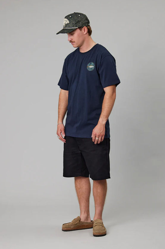 Just Another Fisherman Trev Tee - Navy