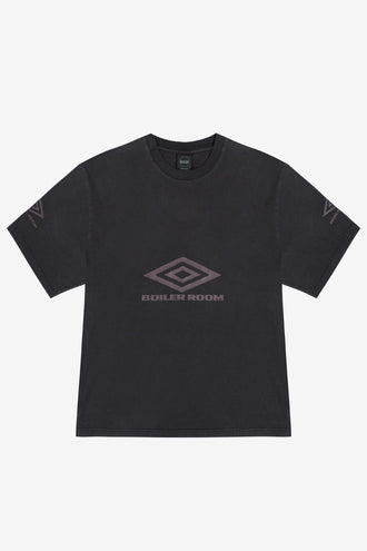 Boiler Room x Umbro T-Shirt - Washed Black