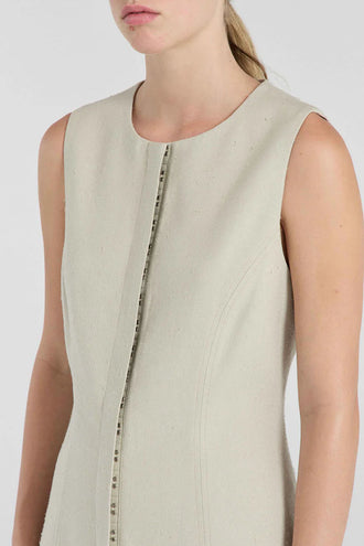 Friends With Frank Martin Vest - Soft Sage