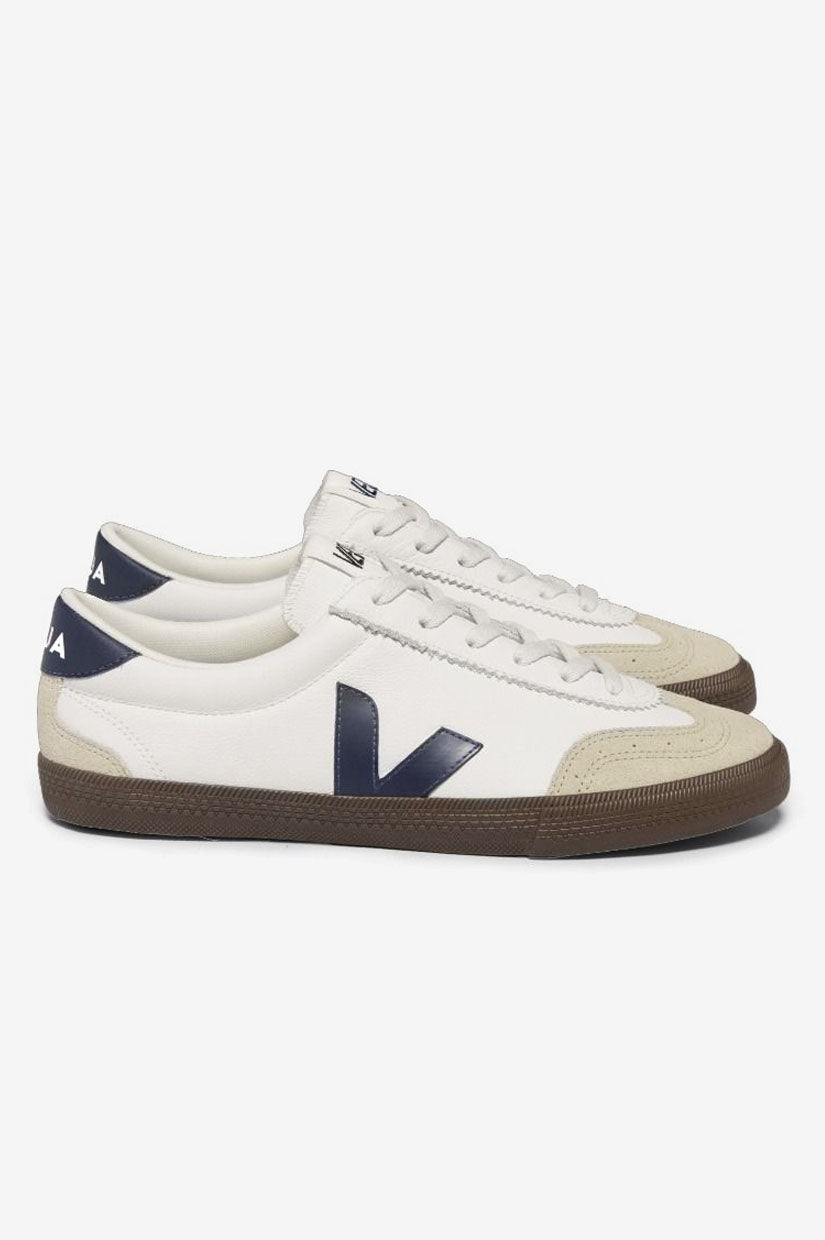 Veja Volley Leather - White Nautico Bark