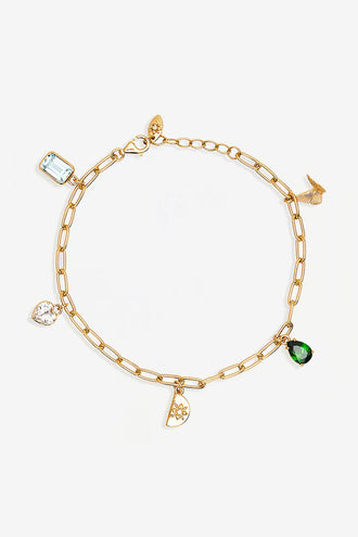 By Charlotte Wanderlust Charm Bracelet - Gold