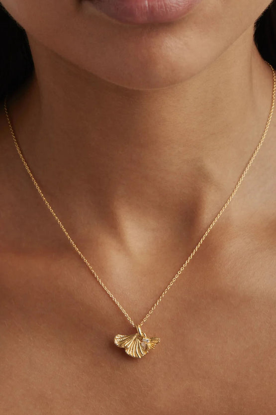 By Charlotte Ocean Whisper Necklace - Gold