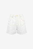 Ruby Clover Denim Short - White