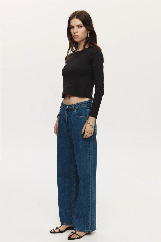 Marle Wide Leg Jean - Heritage Blue