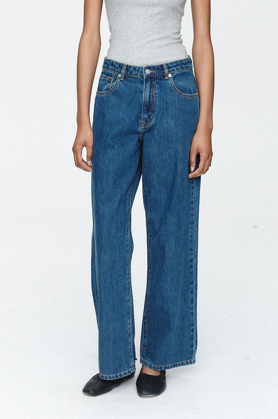 Marle Wide Leg Jean - Heritage Blue