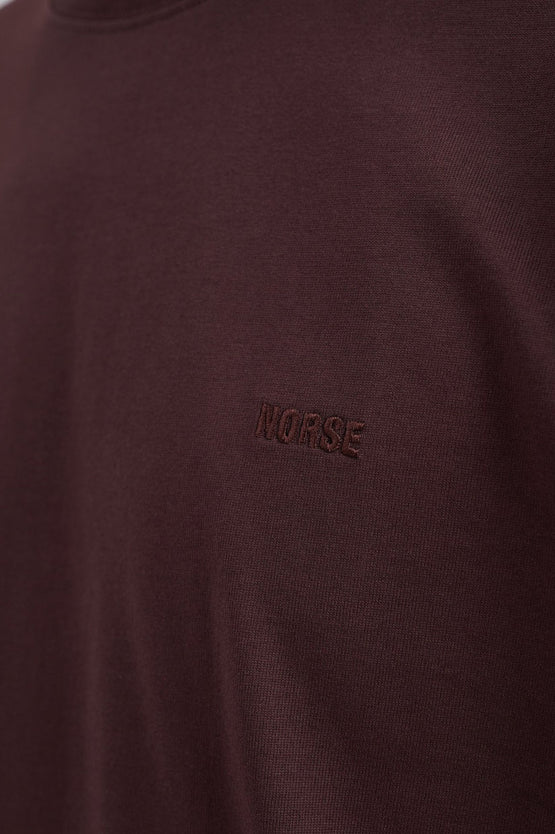 Norse Projects Johannes Logo T-Shirt - Red