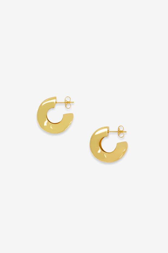 La Tribe Wishbone Earrings - Gold