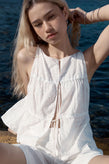 Bec & Bridge Zalea Gathered Top - White