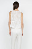 Bec & Bridge Zalea Gathered Top - White