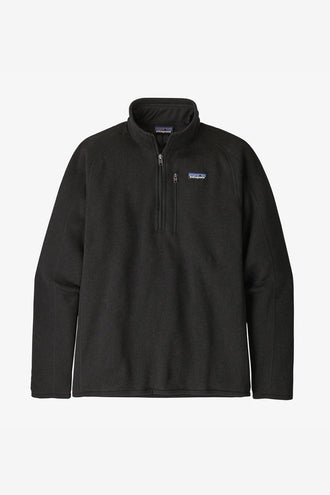 Patagonia Better Sweater 1/4 Zip -  Black