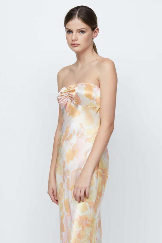 Bec & Bridge Indi Strapless Maxi - Floral Haze