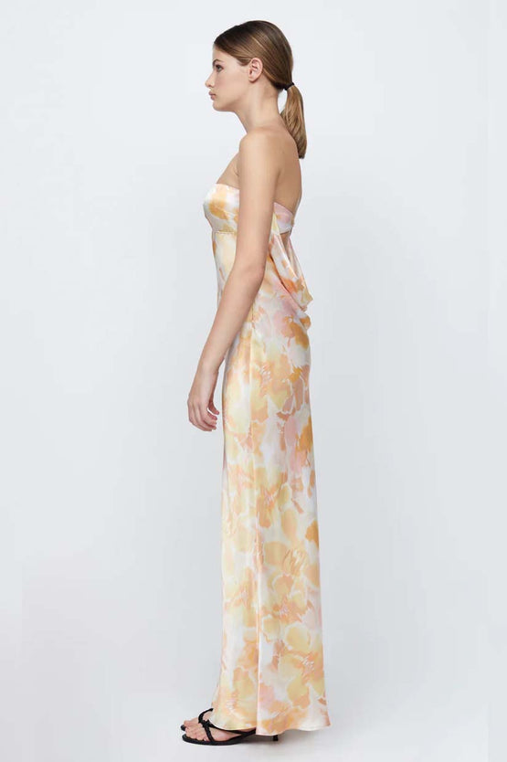 Bec & Bridge Indi Strapless Maxi - Floral Haze