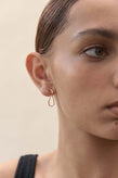 La Tribe Paper Clip Earring - Gold